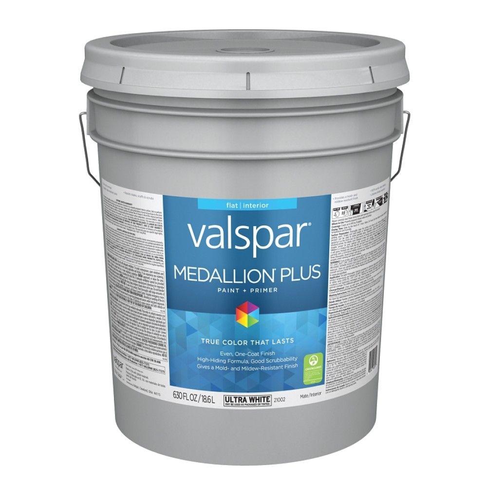 Valspar, Flat Tint Base Medallion Plus Interior Paint + Primer