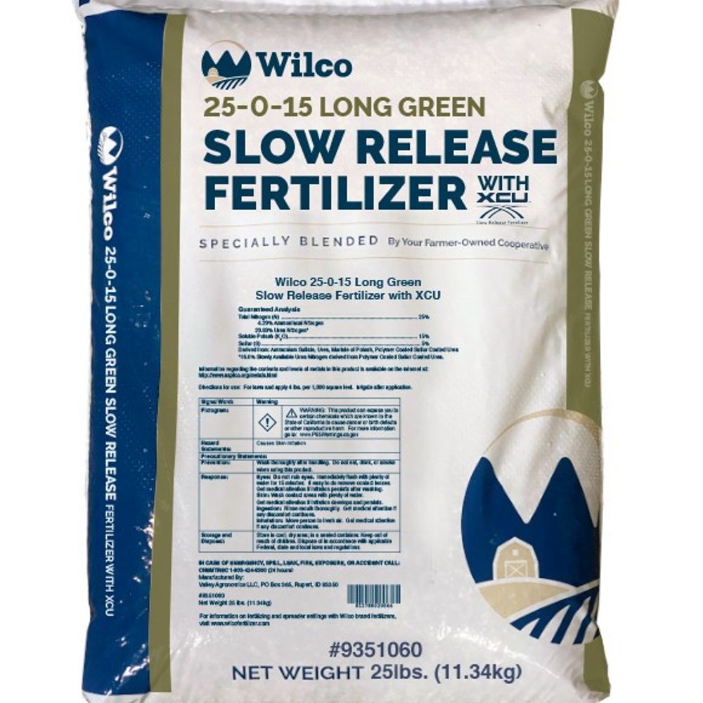 Wilco, 25-0-15 Slow Release Long Green Northwest Fertilizer Blend