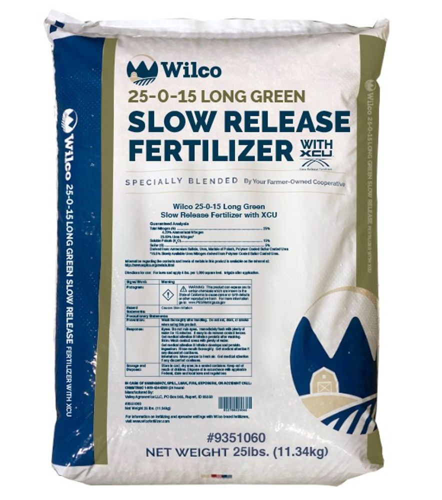 Wilco, 25-0-15 Slow Release Long Green Northwest Fertilizer Blend