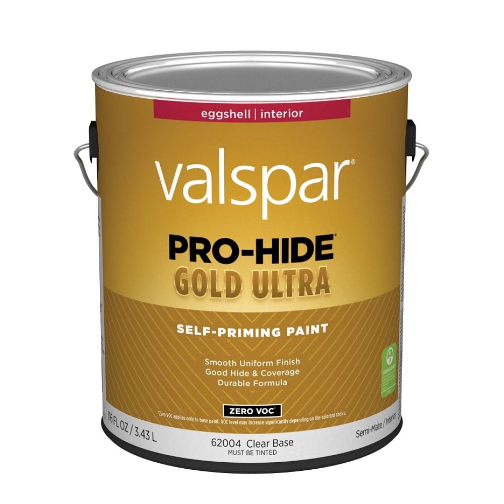 Valspar, Eggshell Clear Base Pro-Hide Gold Ultra Interior Self-Priming Paint