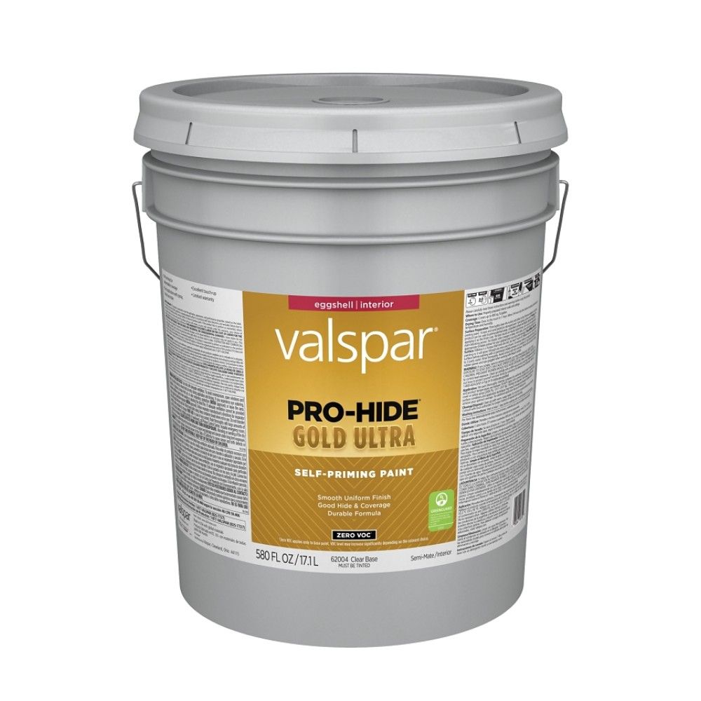 Valspar, Eggshell Clear Base Pro-Hide Gold Ultra Interior Self-Priming Paint