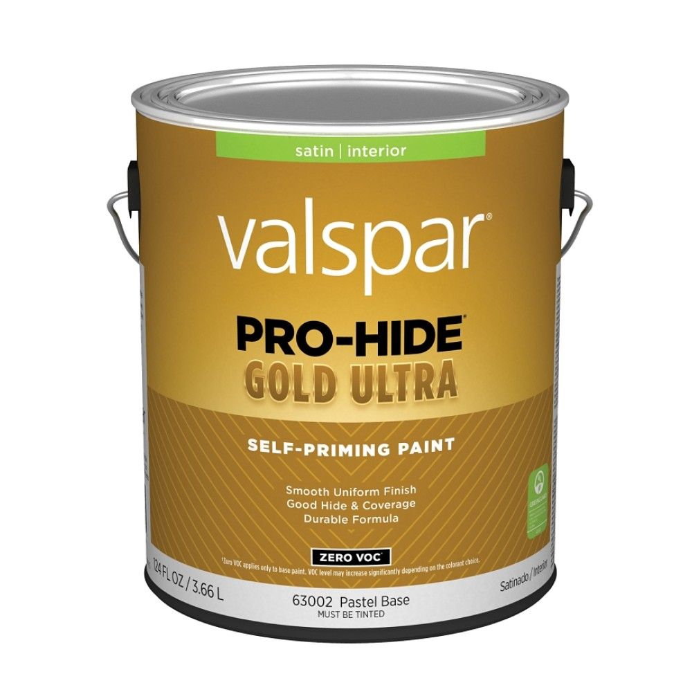 Valspar, Satin Pastel Base Pro-Hide Gold Ultra Interior Self-Priming Paint