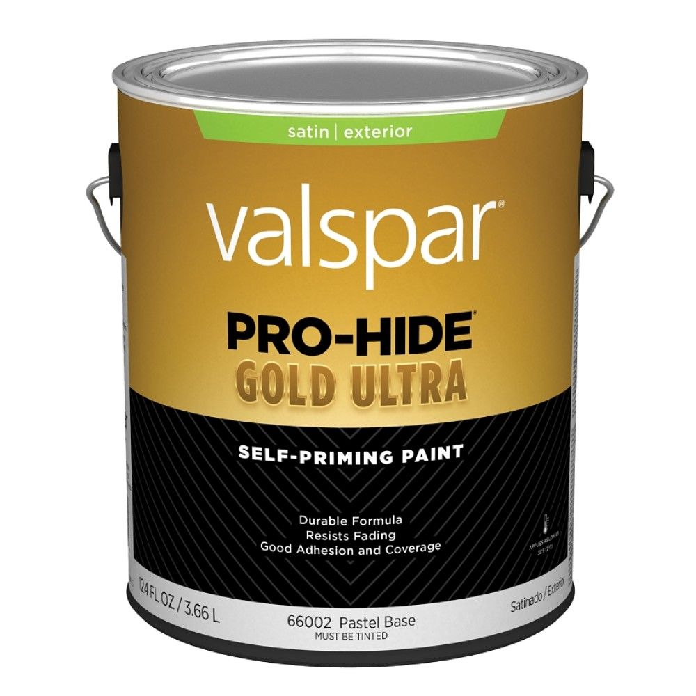 Valspar, Satin Pastel Base Pro-Hide Gold Ultra Exterior Self-Priming Paint