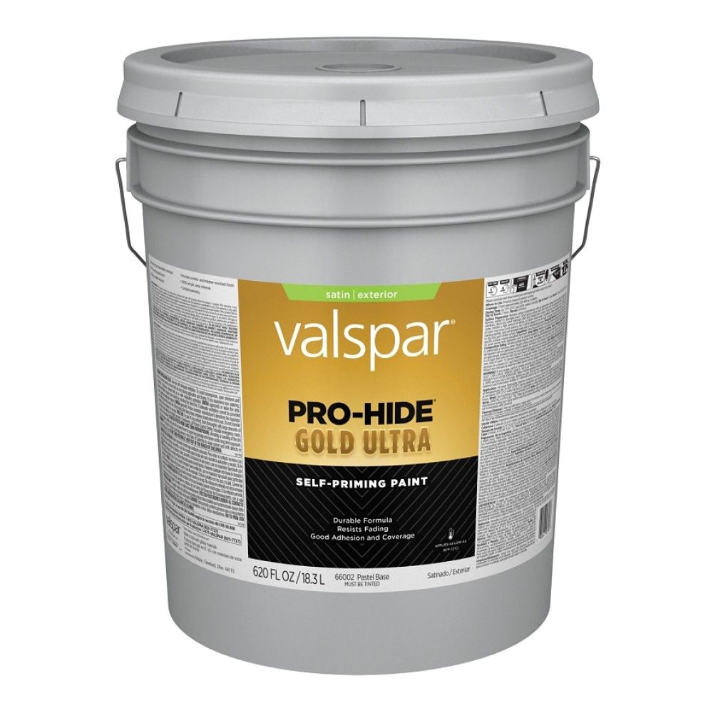 Valspar, Satin Pastel Base Pro-Hide Gold Ultra Exterior Self-Priming Paint