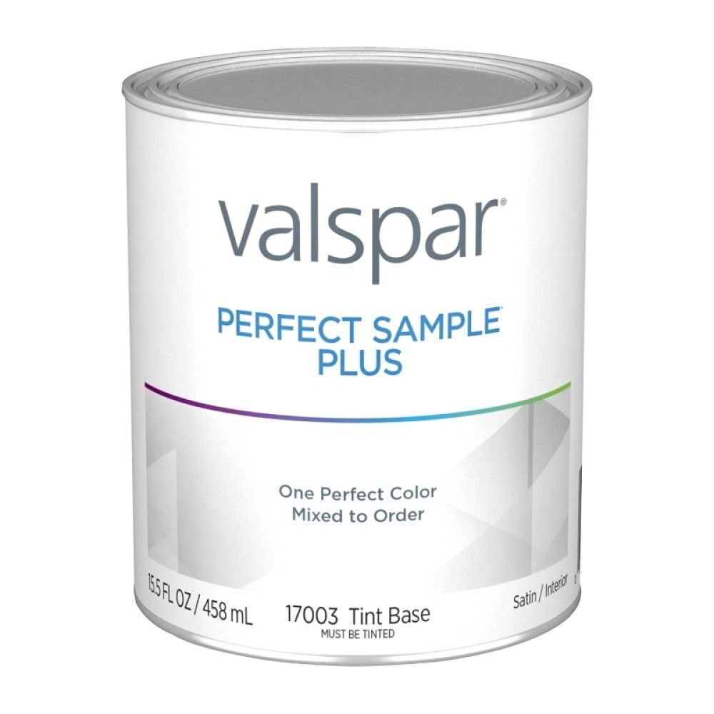 Valspar, Satin Tint Base Perfect Sample Plus Interior Paint, 1 pt