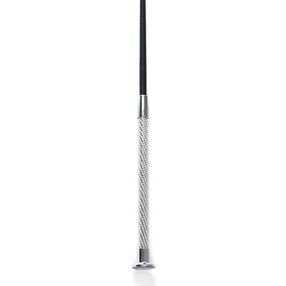 Weatherbeeta, 43" Black Dublin Crystal Handle Dressage Whip II