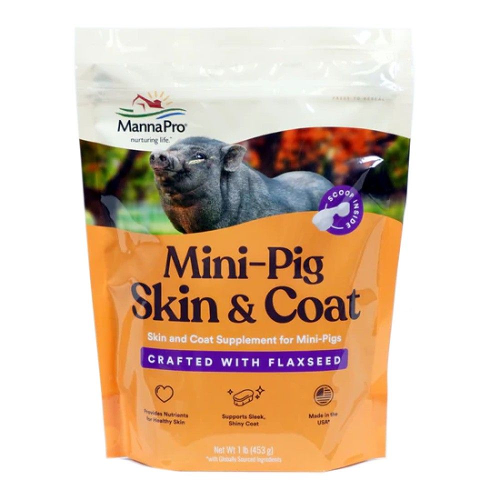 Manna Pro, Mini Pig Skin & Coat Supplement, 1 lb