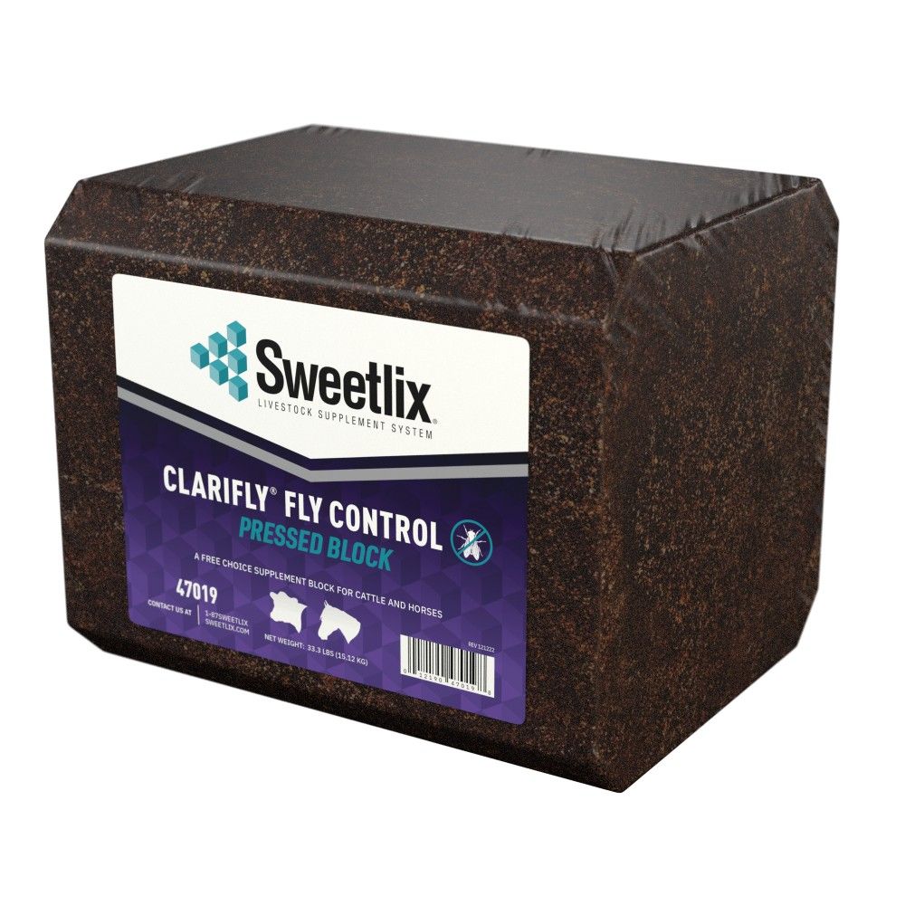 Sweetlix, ClariFly Fly Control Pressed Block, 33 lb