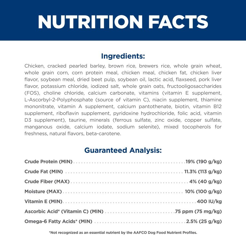 Science Diet, Adult Chicken & Barley Recipe, 15 lb