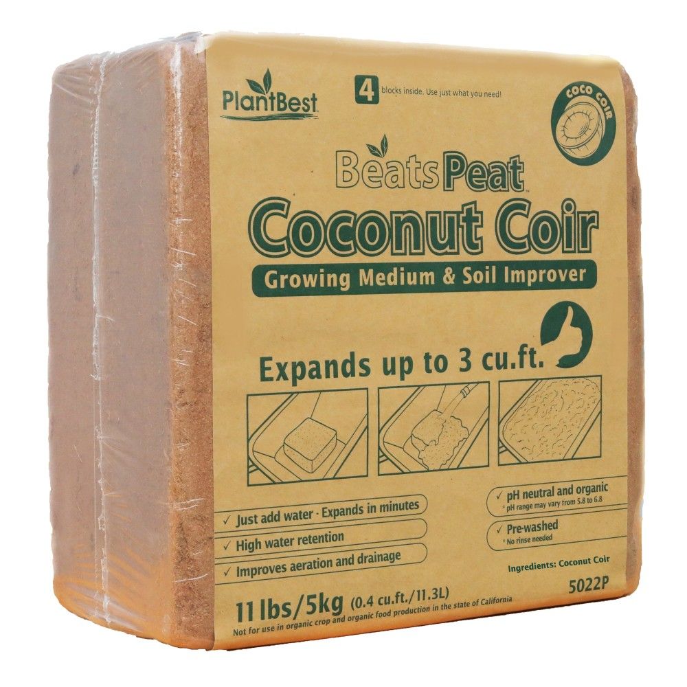 PlantBest, BeatsPeat Coconut Coir, 11 lb