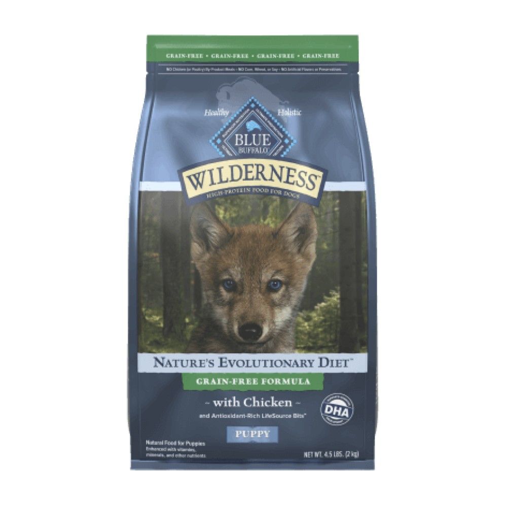 Blue Buffalo, BLUE Wilderness Grain-Free Puppy Chicken Recipe