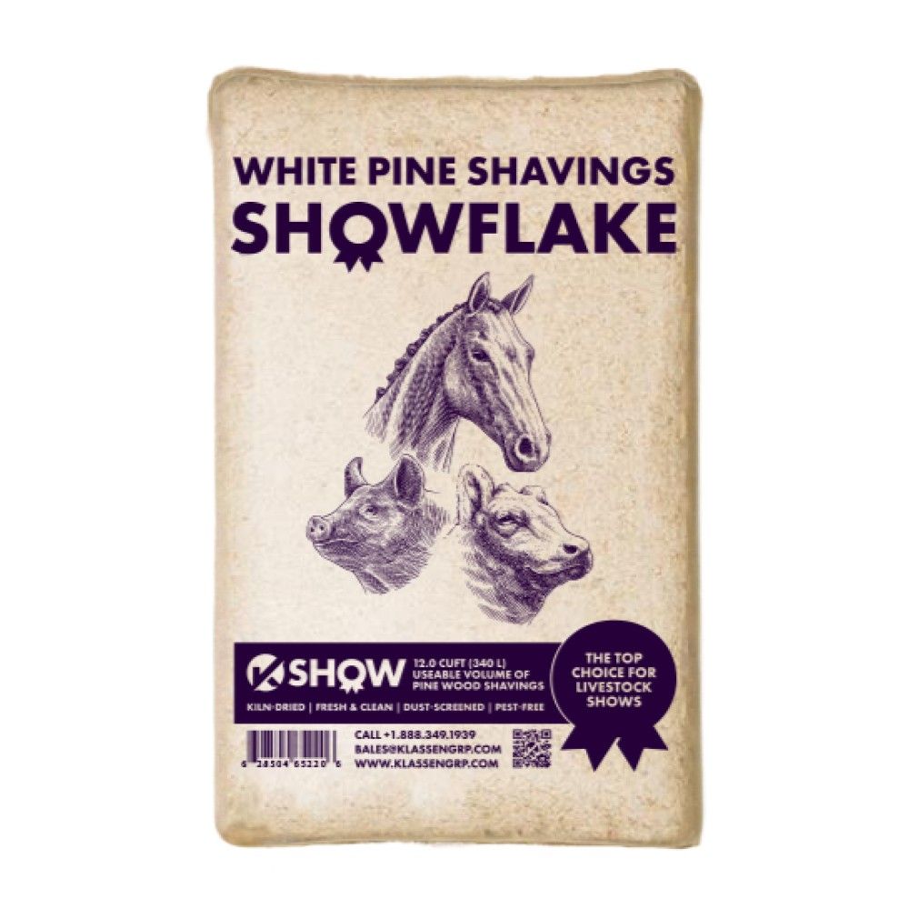 KSHOW, ShowFlake White Pine Shavings, 12 cu ft