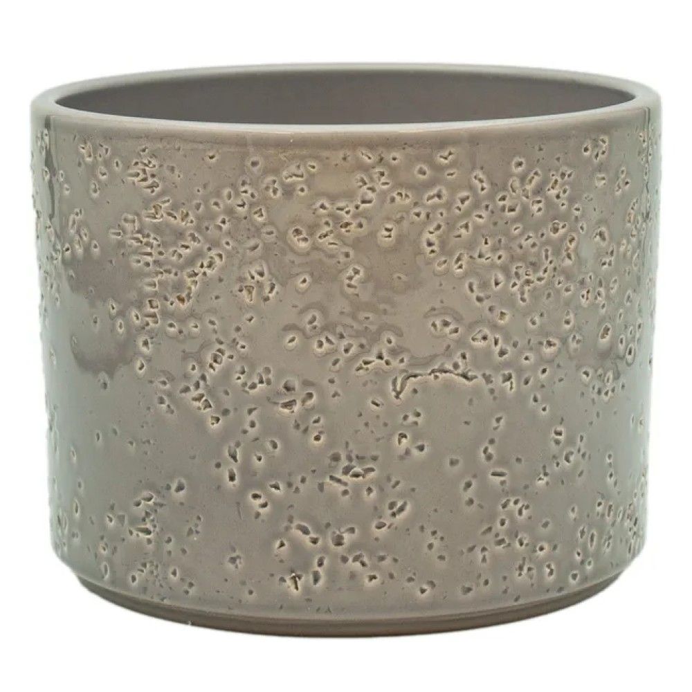 Border Concepts, Gray Pillar Lava Cylinder Pot