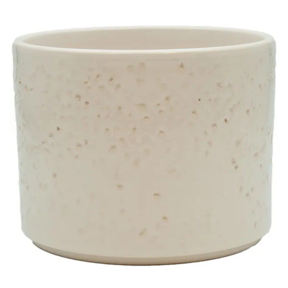 Border Concepts, White Pillar Lava Cylinder Pot