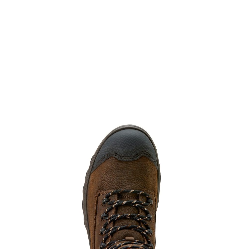 Ariat, Men's Rich Brown Turbo Duratread 8" Waterproof  Work Boot