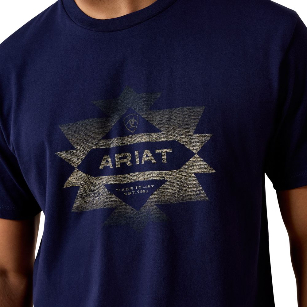 Ariat, Men's Classic Blue Ariat Clean Southsense Icon Classic Fit T-Shirt