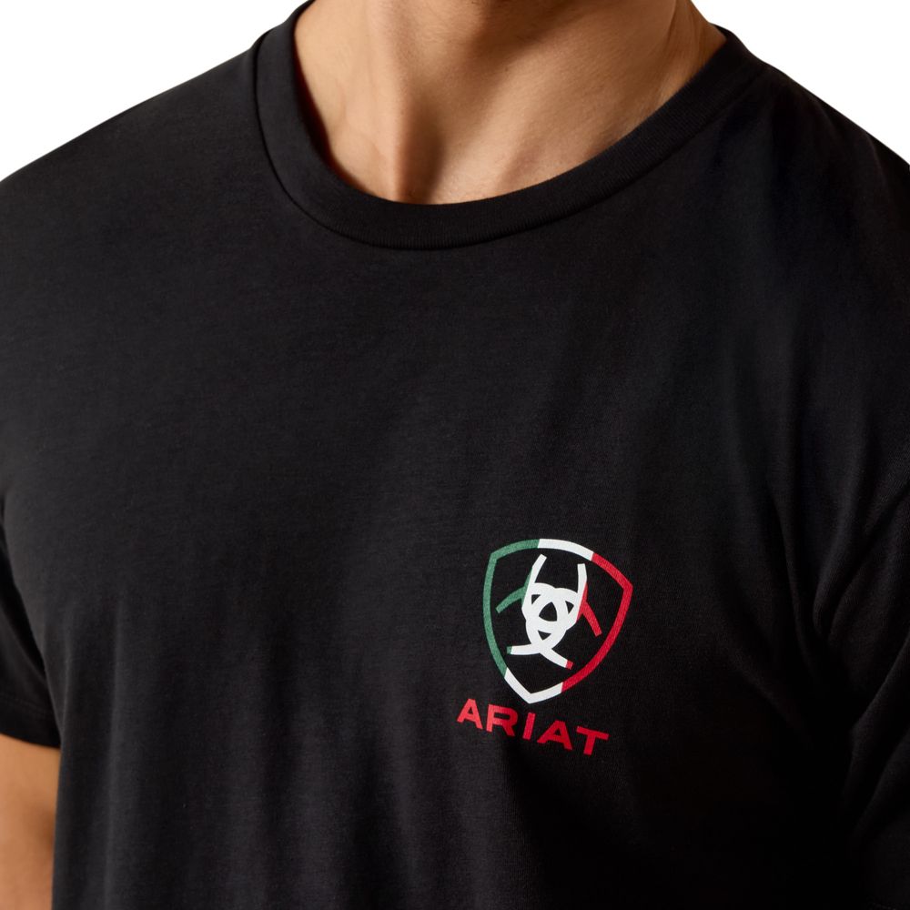 Ariat, Men's Black Tres Herradauras T-Shirt