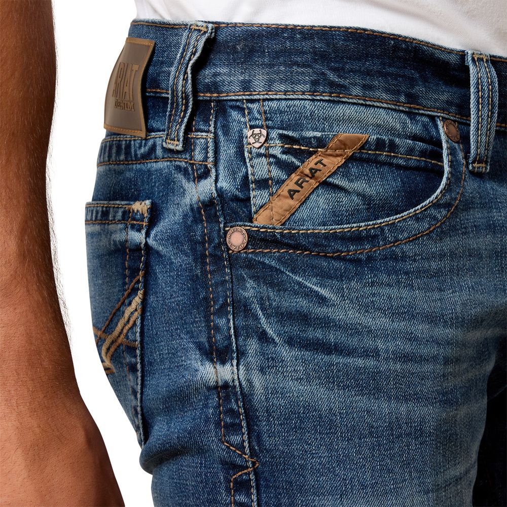 Ariat, Men's Livermore M7 Slim Axel Straight Leg Jeans