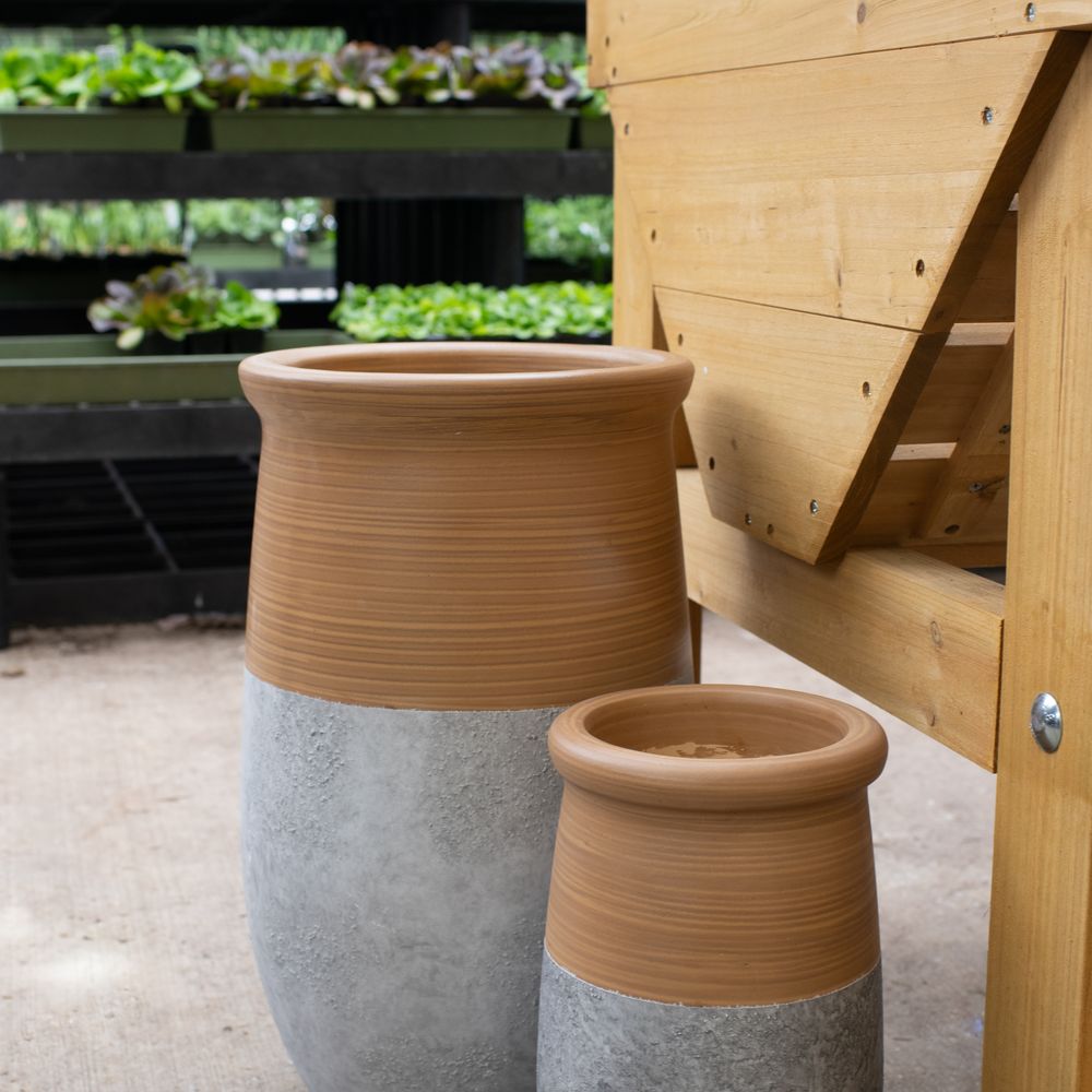 Tri-R Sales, Gray Ashwood Vase