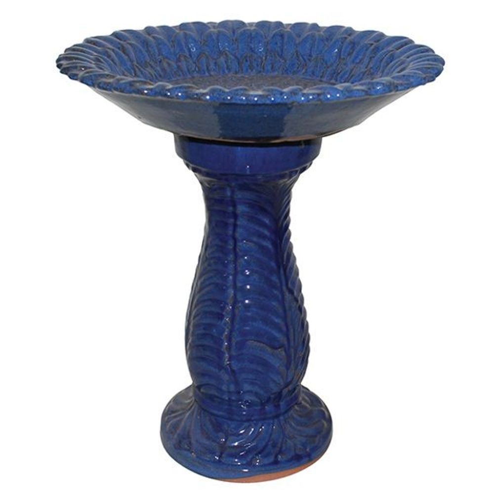 Border Concepts, Blue Sunflower Birdbath