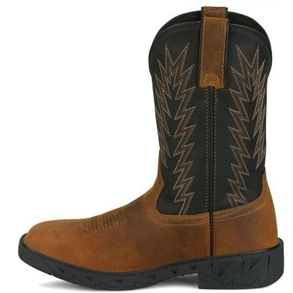 Justin, Men's Brown Taskmaker 11" Waterproof Boots