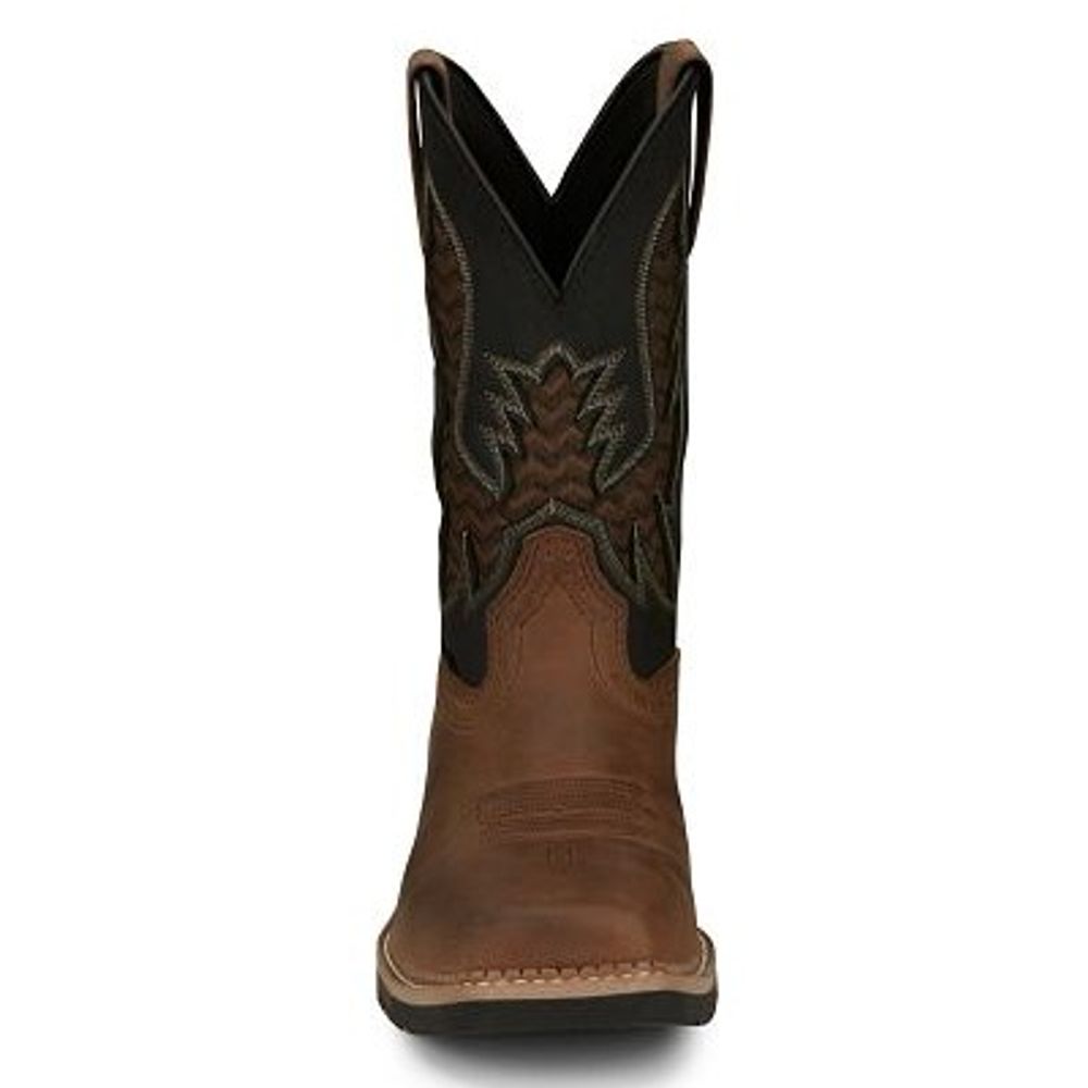 Justin, Men's Pecan Bolt 11" Nano Comp Toe Boots