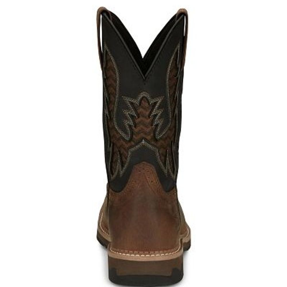 Justin, Men's Pecan Bolt 11" Nano Comp Toe Boots