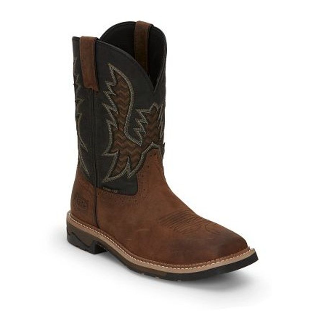 Justin, Men's Pecan Bolt 11" Nano Comp Toe Boots