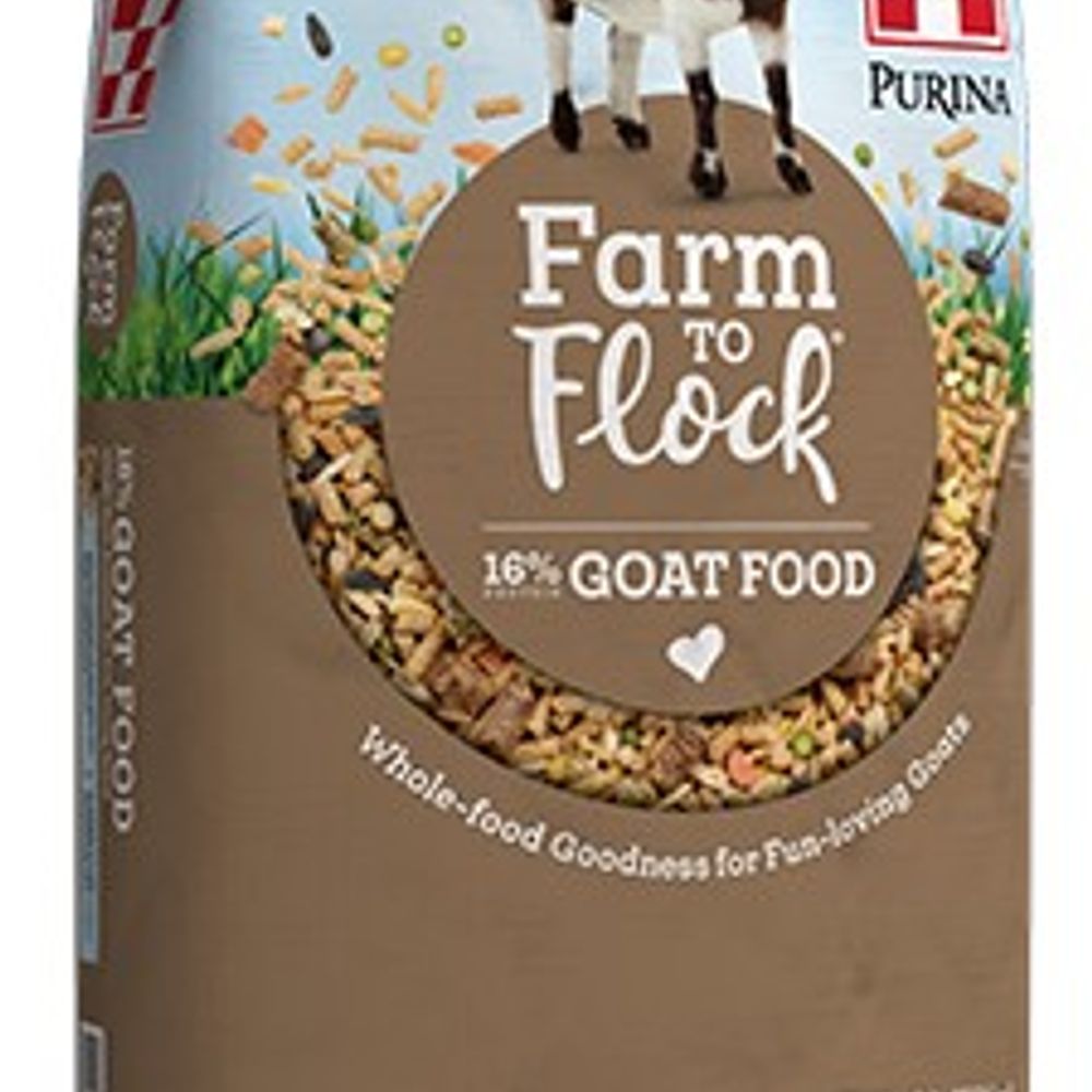 Purina, Farm to Flock 16% Goat Food, 40 lb