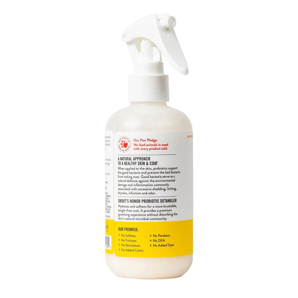 Skout's Honor, Honeysuckle Probiotic Detangler, 8 oz