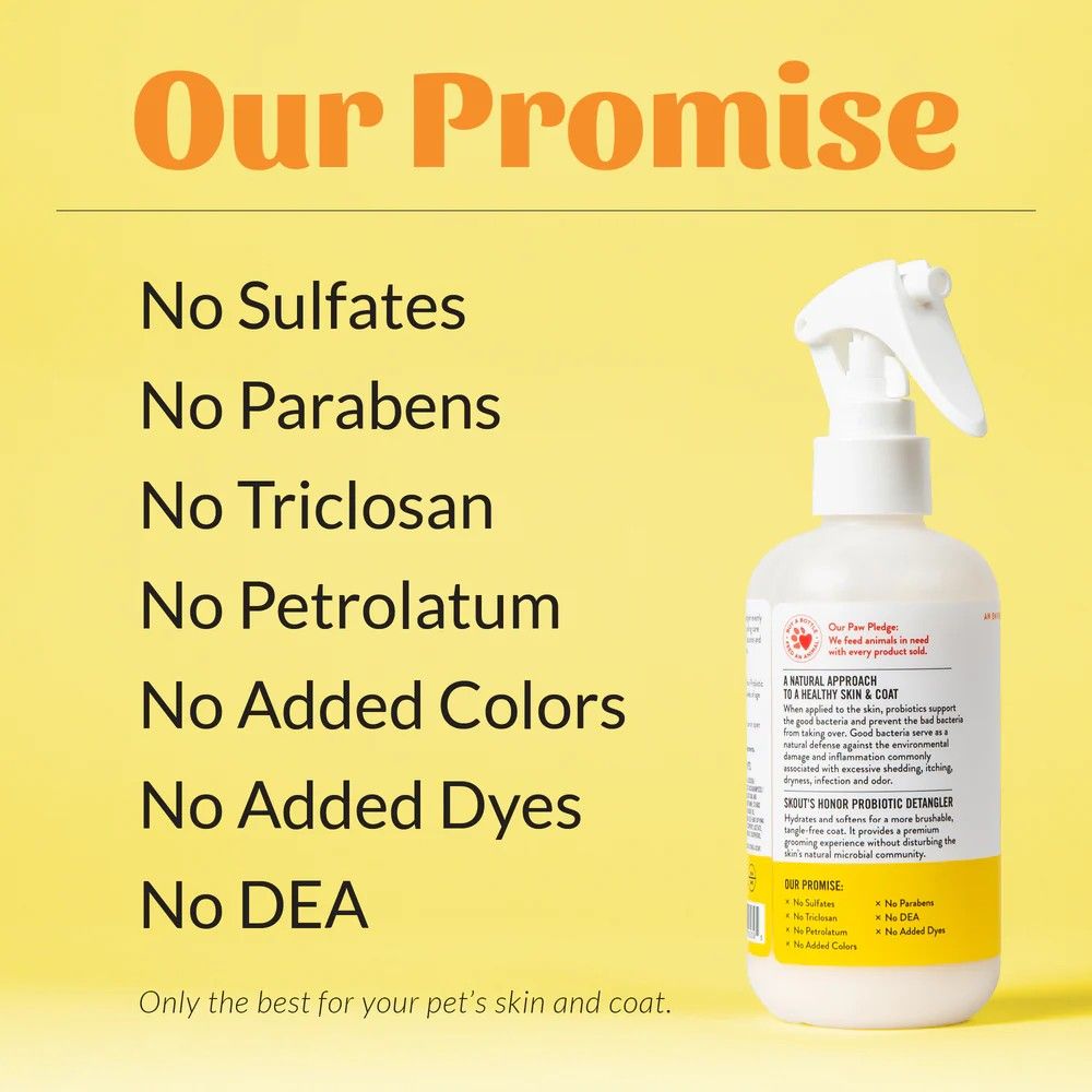 Skout's Honor, Honeysuckle Probiotic Detangler, 8 oz