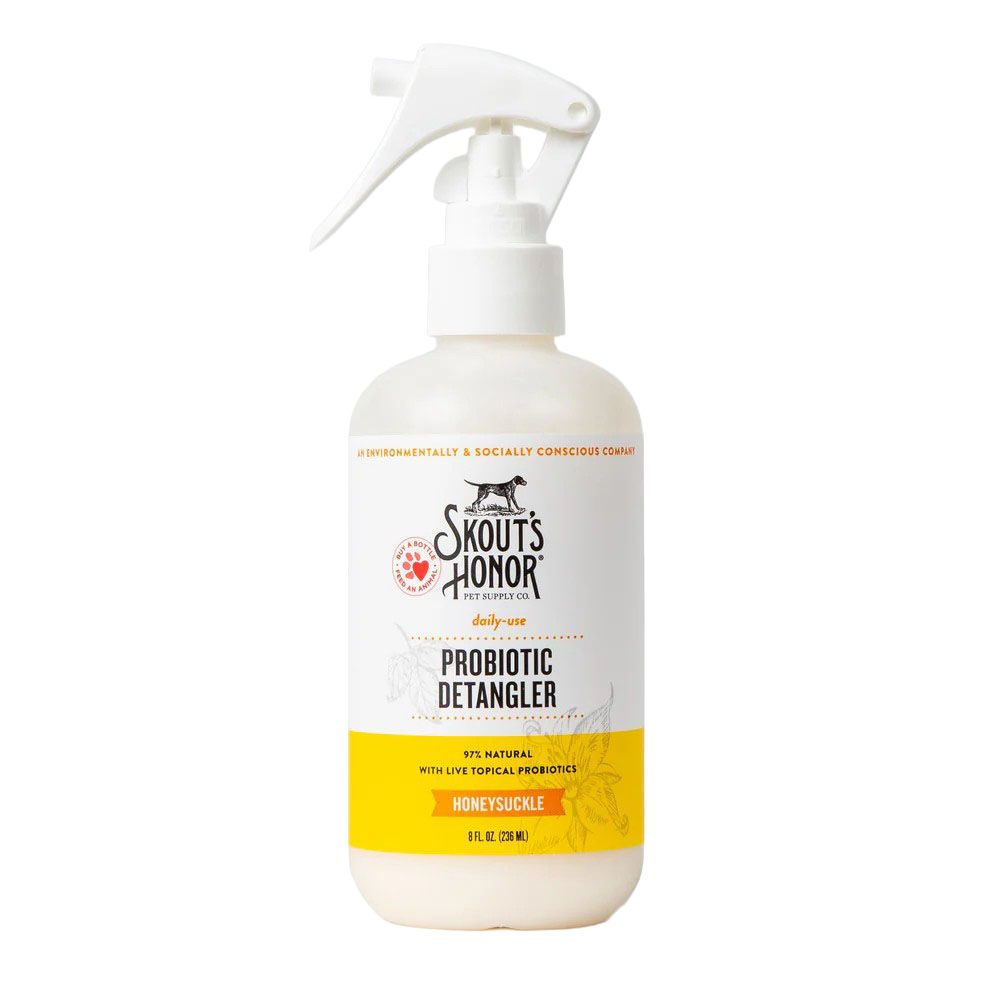 Skout's Honor, Honeysuckle Probiotic Detangler, 8 oz