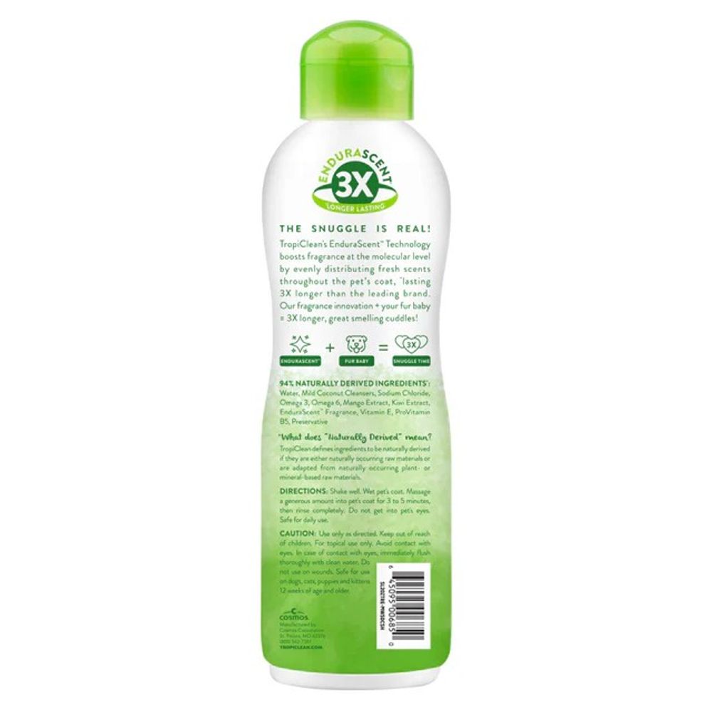 Tropiclean, EnduraScent™ Mango Kiwi Pet Shampoo