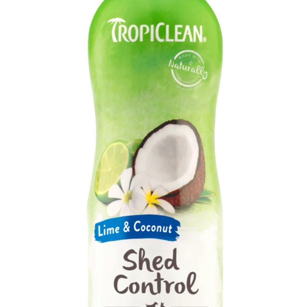 Tropiclean, Lime & Coconut Shed Control Shampoo for Pets, 20 oz