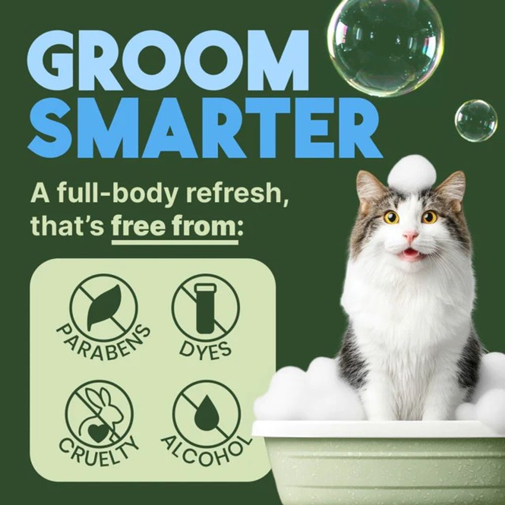 Tropiclean, Gentle Coconut Hypoallergenic Cat & Kitten Shampoo, 12 oz