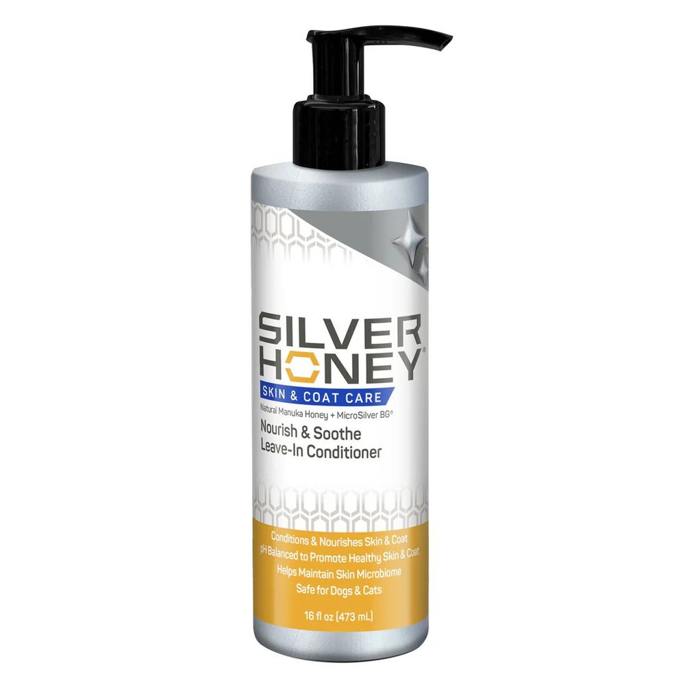 Silver Honey, Skin & Coat Care Nourish & Soothe Leave-In Conditioner, 16 fl oz