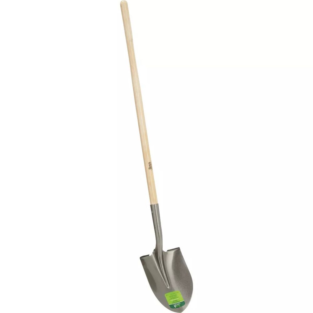 Best Garden, 44" Wood Handle Round Point Shovel 