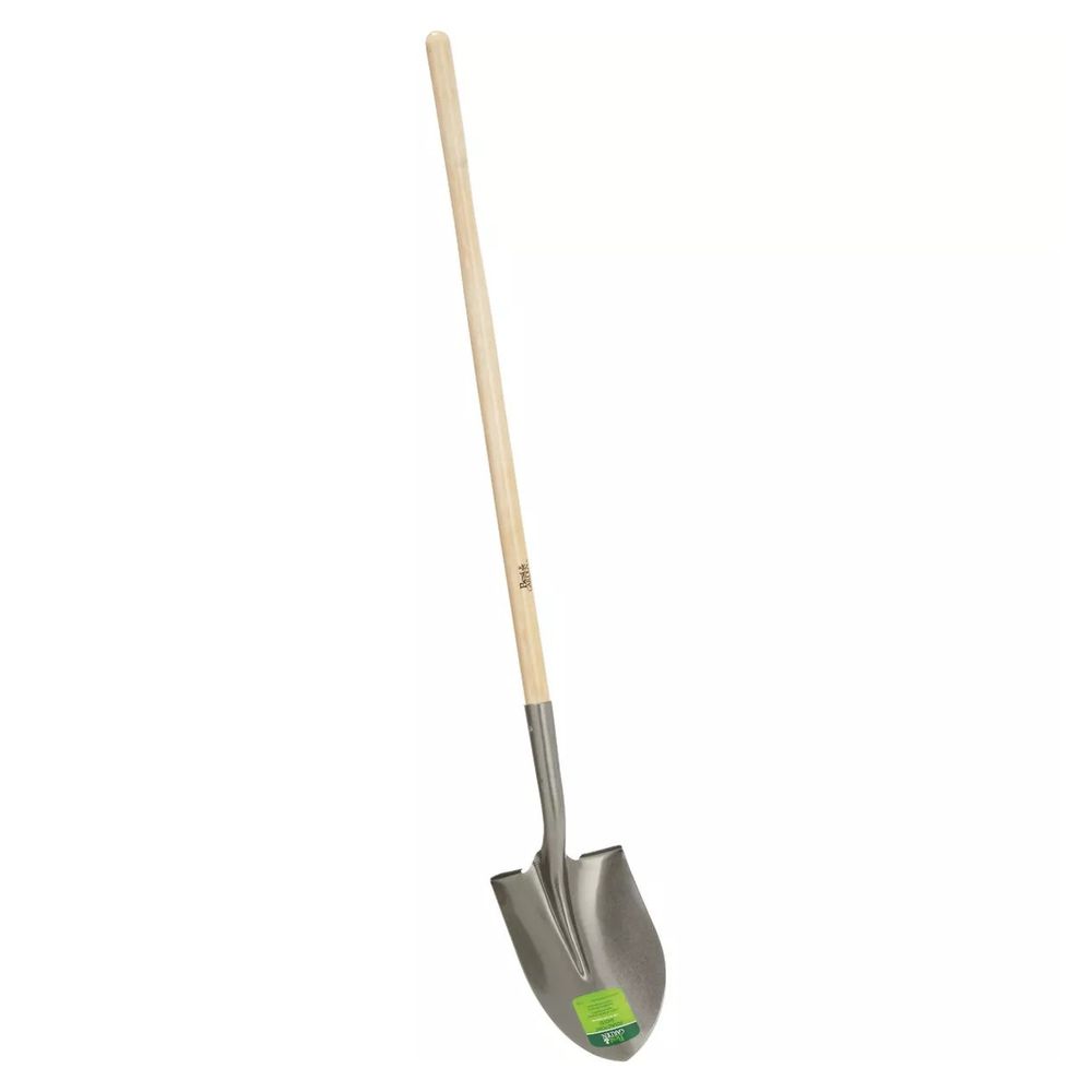 Best Garden, 44" Wood Handle Round Point Shovel