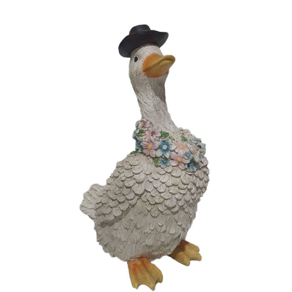 Backyard Expressions, 12" Resin Goose Statue