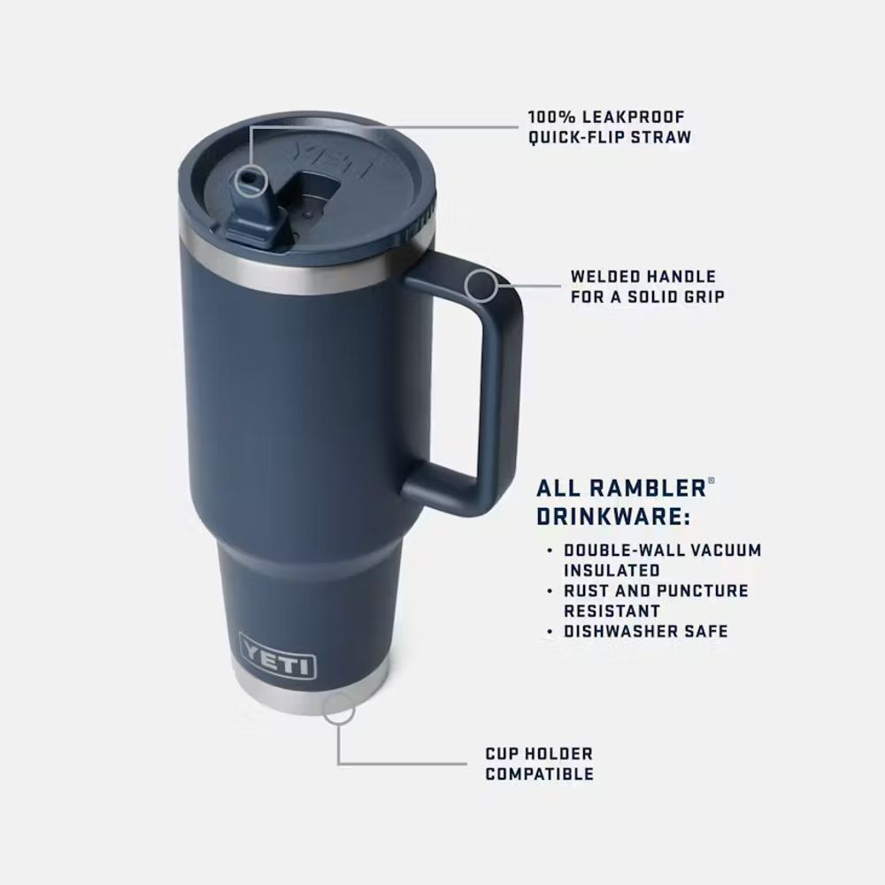 YETI, Venom Travel Straw Mug, 40 oz
