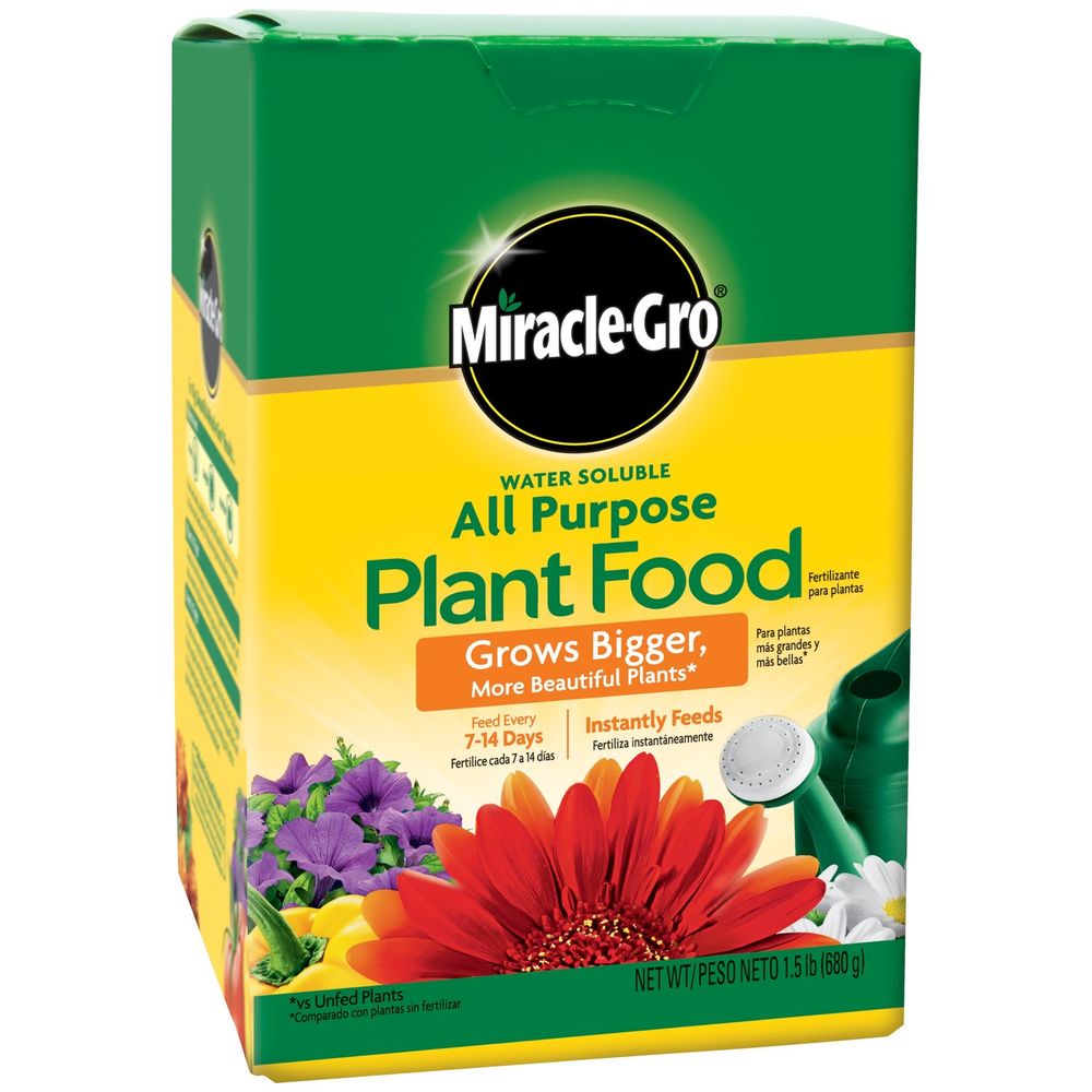 Miracle-Gro, All Purpose Plant Food, 1. 5 lb