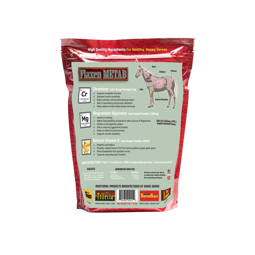 Horse Guard, Flaxen Metab, 4 lb