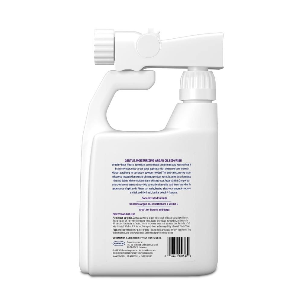 Farnam, Vetrolin Body Wash, 32 oz