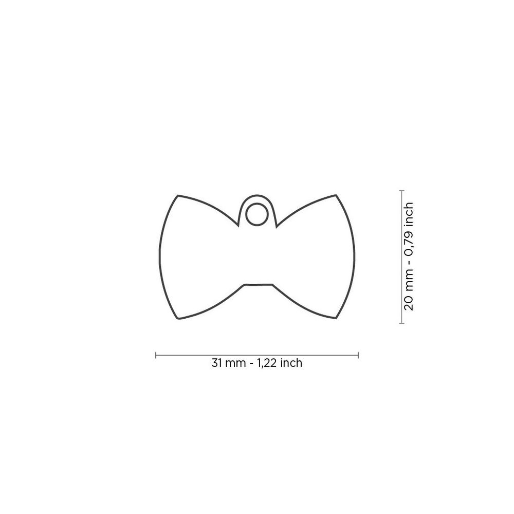 myfamily, Red Bow Tie ID Tag