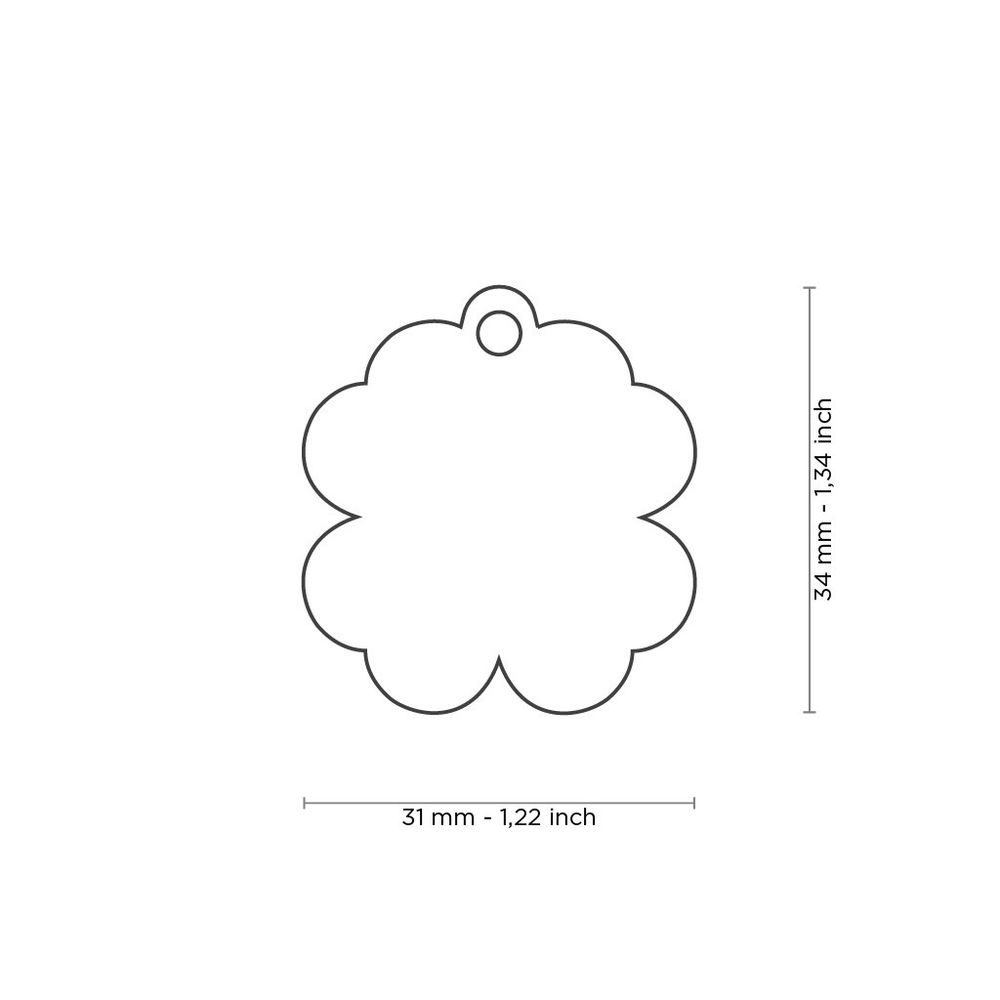 myfamily, Green Big Clover ID Tag
