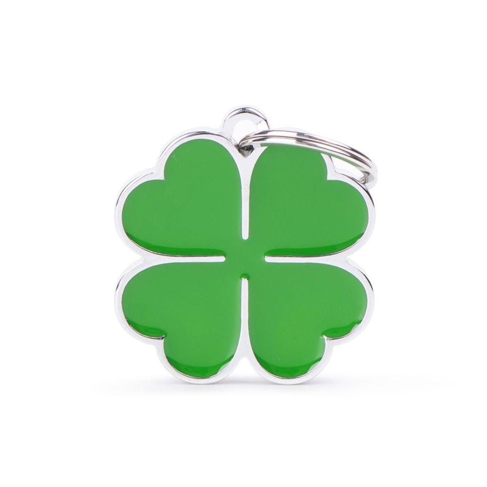 myfamily, Green Big Clover ID Tag