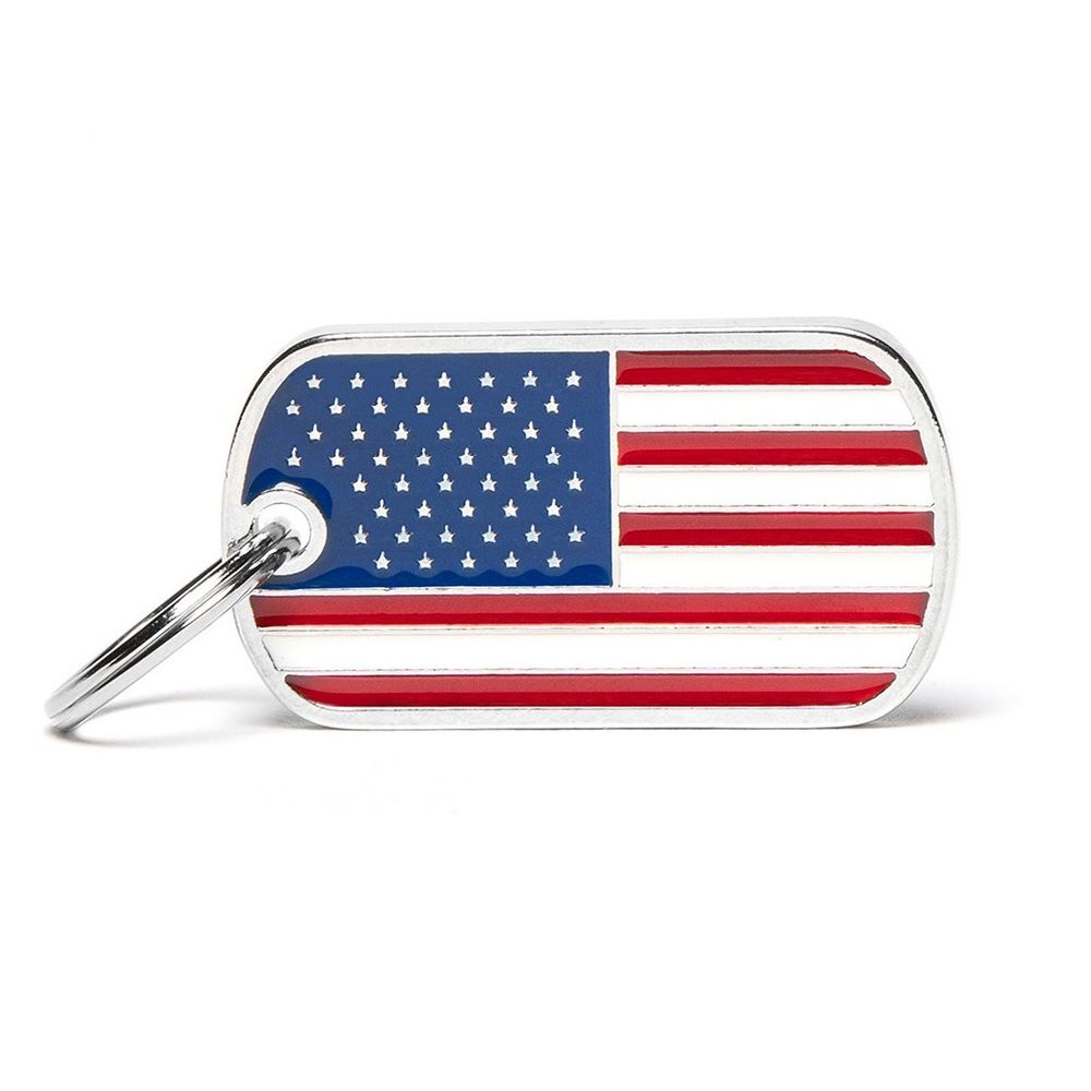 myfamily, Flags USA ID Tag