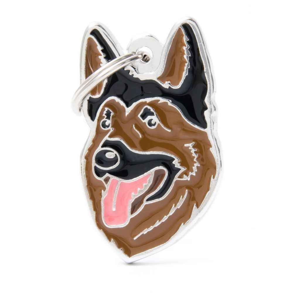 myfamily, Friends German Shepherd ID Tag