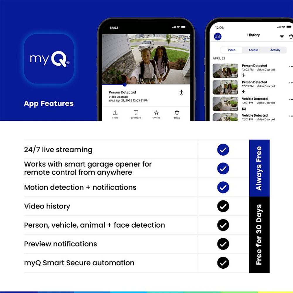 myQ, Video Doorbell Camera