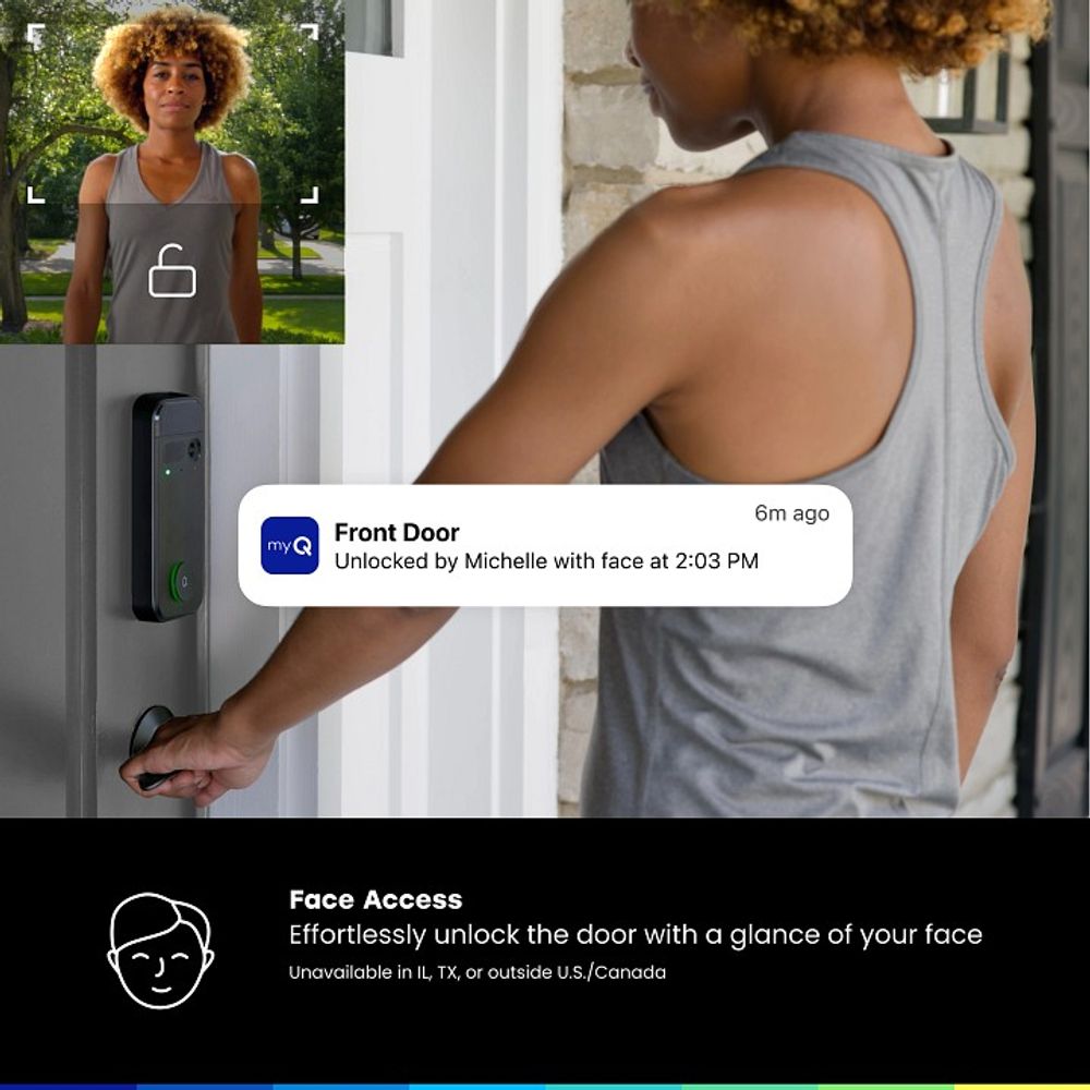 myQ, Secure View™ 3-in-1 Smart Lock Camera